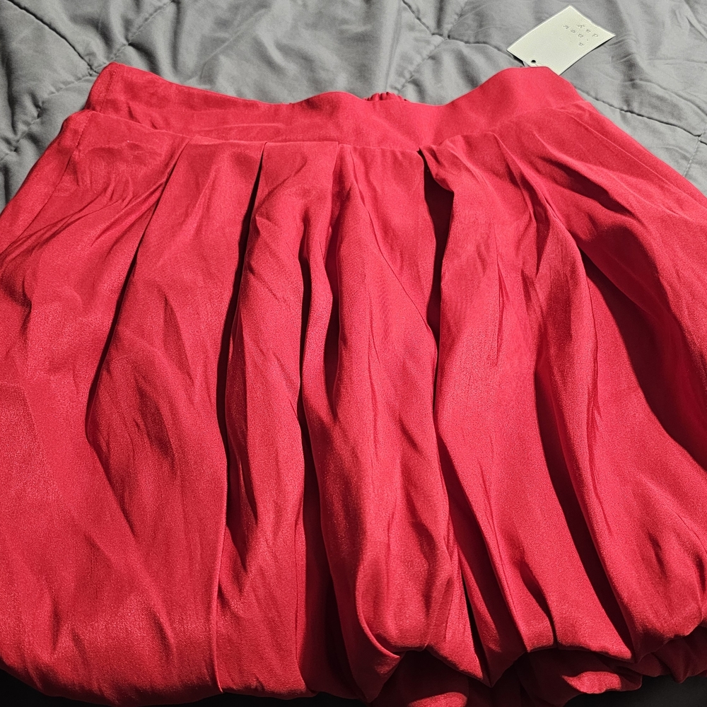 a new day Vibrant Red A-Line Skirt